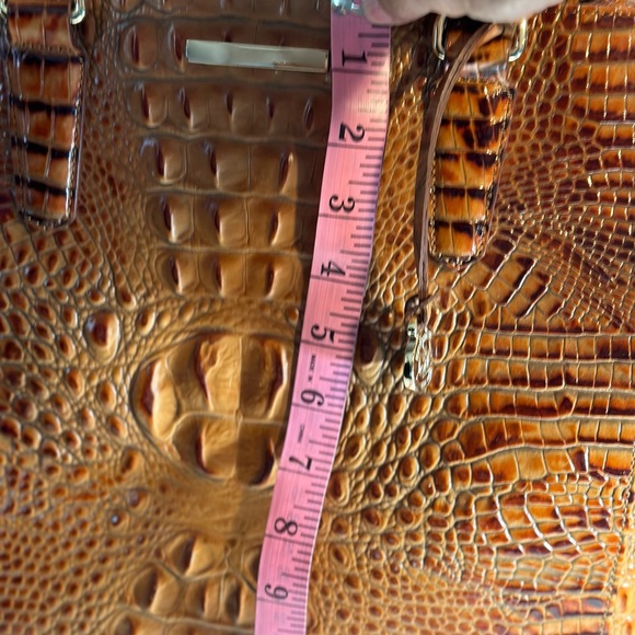 BRAHMIN Crocodile embossed tote shoulder bag - Picture 7 of 11